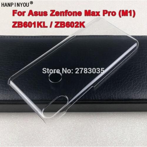 For Asus Zenfone Max Pro (M1) ZB601KL / ZB602KL Glossy Snap Phone Case Crystal Invisible Hard PC Cover Clear Protect Back Shell
