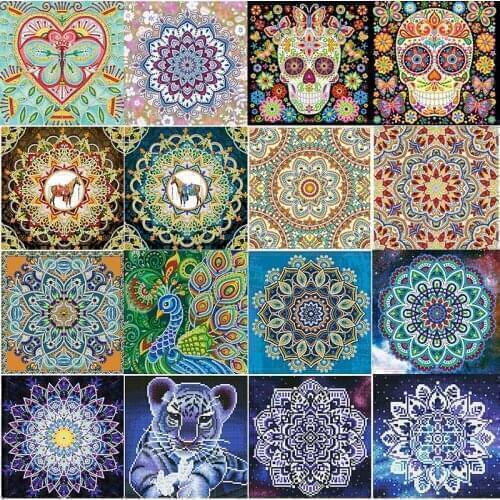 Various Glow In Dark 5D Luminous Diamond Painting DIY Adult Craft Partial Round Drill Rhinestone Embroidery Resin Best Gift