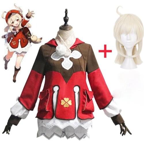 Genshin Impact klee Loli Cosplay Costume Anime Halloween Carnival Clothes Including Gloves Socks Hat Ears