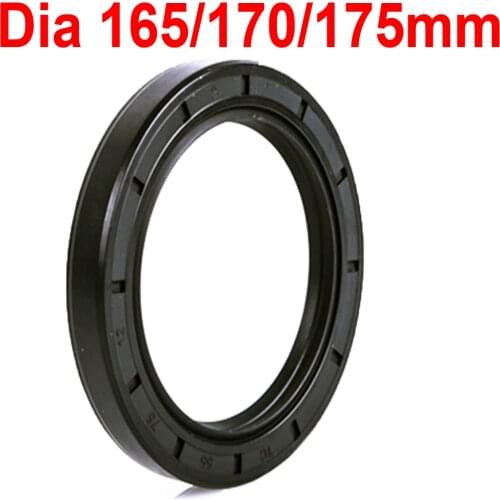 1PC ID 165/170/175MM TC Oil Seal Skeleton Spring Steel Black Nitrile NBR Gasket 165x185x14 165x190x13 165x190x15 165x195x15