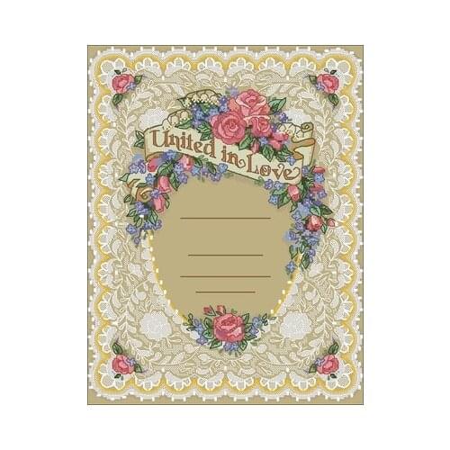 Dim 03794 - United in love Counted Cross Stitch 11CT 14CT 18CT DIY Chinese Cross Stitch Kits Embroidery Needlework Sets