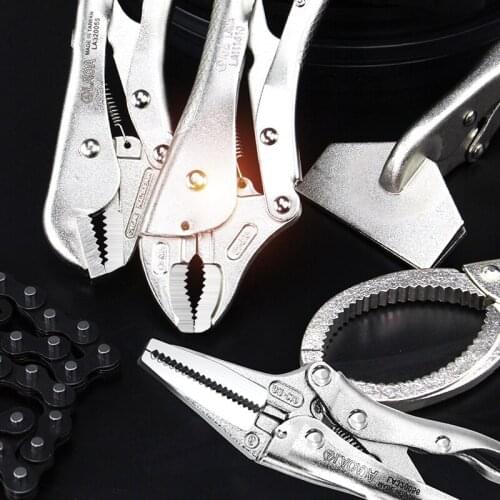 LAOA Power Locking Pliers Set Welding/Straight/ Needle Nose/ Flat Nose/ Sealing/ Oil Filter Locking Pliers