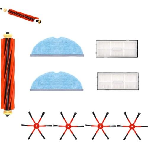 For Mi Roborock T7 T7S Robot Vacuum HEPA Filter Main Brush Roller Side Brush Mop Cloth Rags Dust Box Cleaning Parts Set