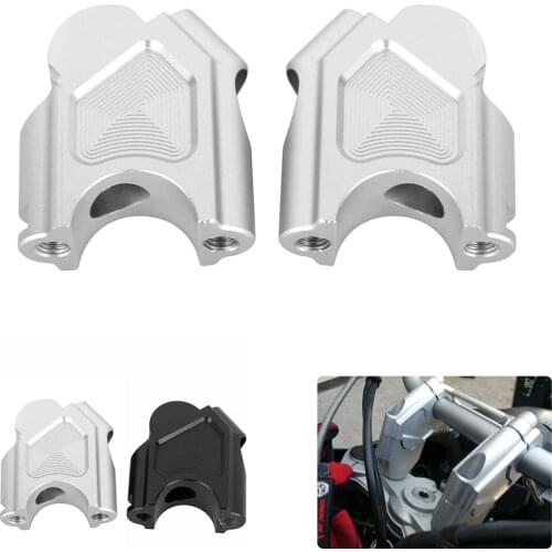 Motorcycle Handle Bar Clamp Raiser Kit Extend Handlebar Mount Riser Backs Moves Bracket Kit For BMW F800GS 2008-2017