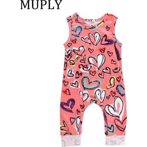 2020 New Arrival Girl Jumpsuits 0-24M Newborn Infant Baby Girl Outfit Clothes Romper Jumpsuit Floral