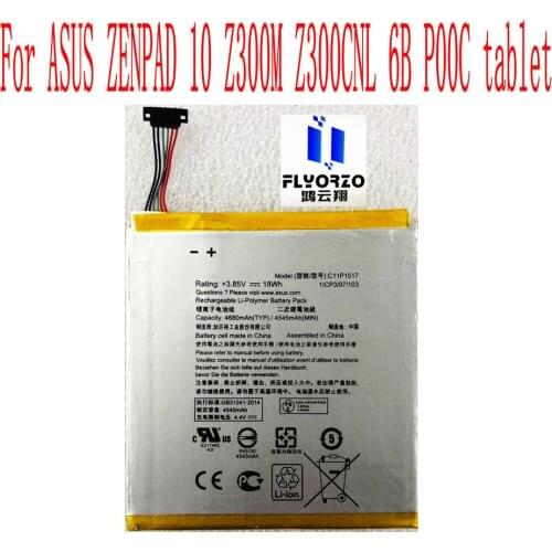 New High Quality 4680mAh C11P1517 Battery For ASUS ZENPAD 10 Z300M Z300CNL 6B P00C tablet PC