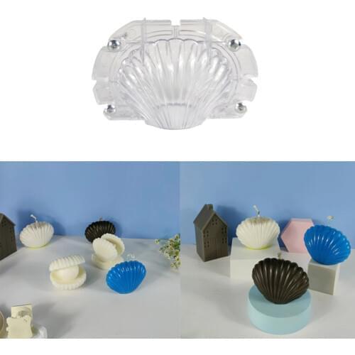Shell Shaped Candle Mold DIY Hand Making Craft Candle Making Mould Supplies Gifts for Kids