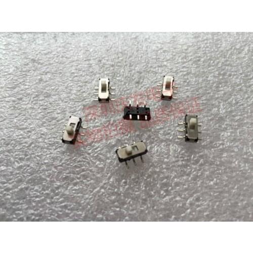 Original new 100% KPC-2235S dial switch 6pin 2gear sliding switch SMD forward dial