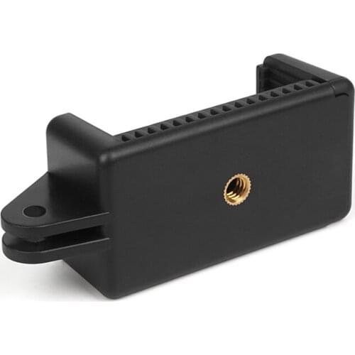 Adjustable Phone Holder Clip Bracket Clamp Mount with 1/4" Screw Hole for Selfie Self-Timer Monopod for Tripod smartphones