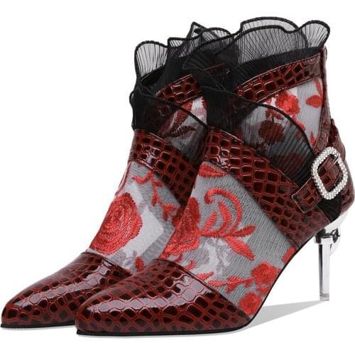 New High Heel Sandals Women Pumps Super High Heel Breathable Ankle Boots Woman Shoes Professional Single Shoes Ladies Shoes 2021