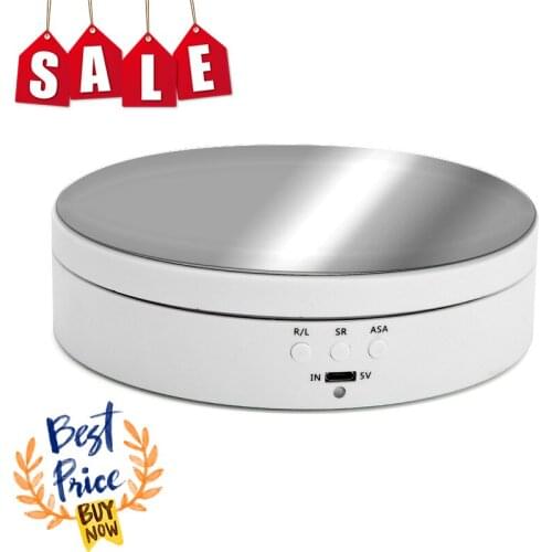 High Power Electric Rotating Jewelry Display Stand Base Jewelry Organizer Turntable Jewellery Packaging Display Box