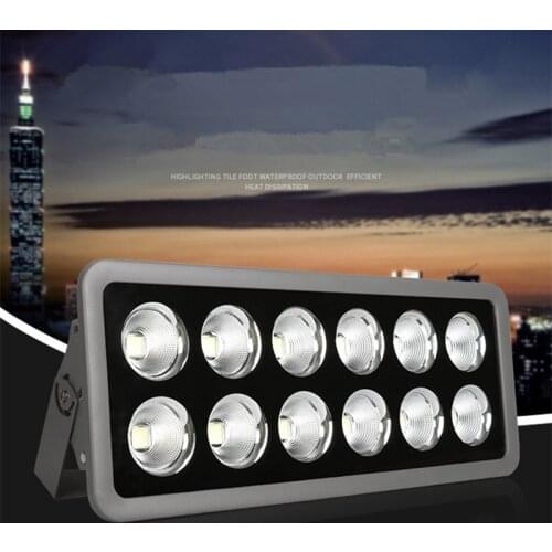 High power 200W / 500W/400W/600W outdoor IP66 waterproof LED flood light AC 110/220V spotlight outdoor bridge villa tunnel light