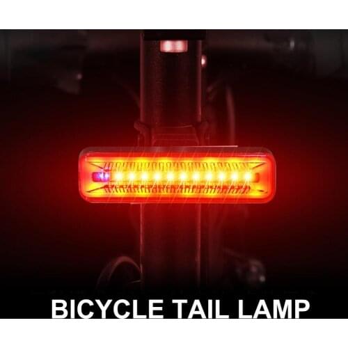 Bike Taillight Remote Control USB Fast Charging ABS Night Riding Warning Mountain Bicycle Turn Rear Light Cycling Equipment