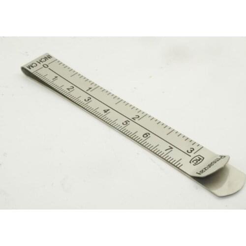 HEM CLIPS WITH MARKINGS UP TO 7.5CM* or 3 INCH - STAINLESS STEEL