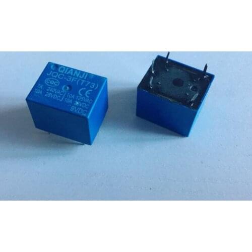 10PCS JQC-3F (T73) DC3V DC5V DC6V DC9V DC12V DC18V DC24V 5PIN Power relay components