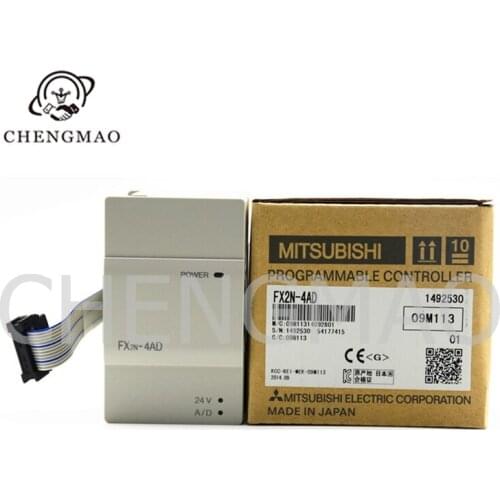 100% Japan Mitsubishi PLC Analog Intput Module FX2N-4AD FX2N-4DA FX2N-4AD-PT FX2N-4AD-TC FX2N-1PG-E