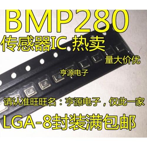 10PCS BMP280 LGA-8 BMP-280 Pressure sensor