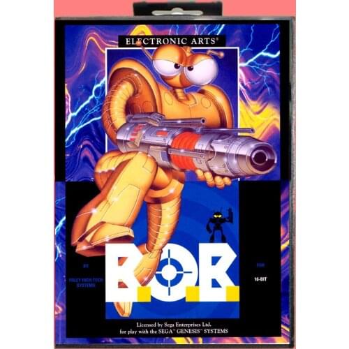 Bob 16 Bit MD Game Card Include Retail Box For Sega Genesis & Mega Drive
