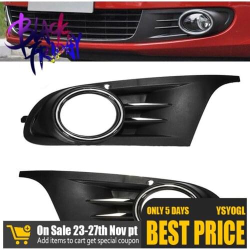 2pcs Car Front Bumper Lower Fog Light Side Grilles Insert for Golf 6 Mk6 08-13 Car Accessories
