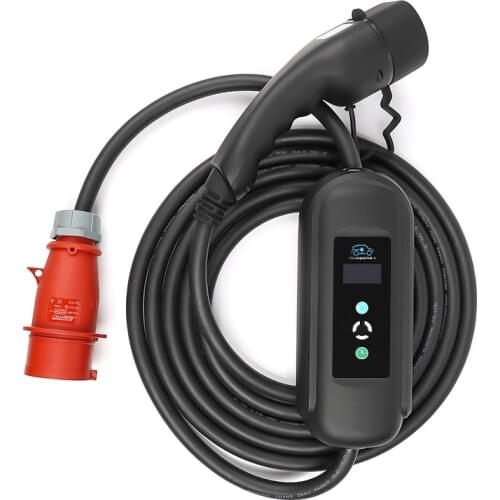 Car Charger Terminal Type 2 Portable Electric Vehicle Charging EVSE Wallbox Type 2 16A 3Phase 11kw