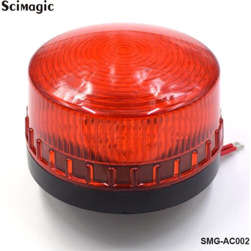 DC 12V 24V Safely Security Alarm Strobe Signal Safety Warning Blue Red Orange Flashing LED Light