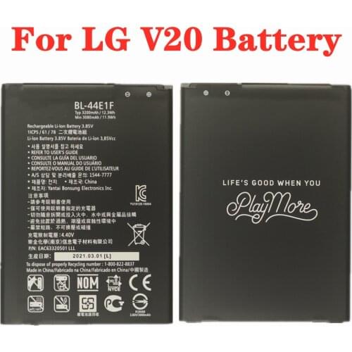 For LG V20 VS995 US996 LS997 H990DS H910 H918 LG Stylus3 LG M400DY BL44E1F BL-44E1F 3200mAh Phone Replacement Battery