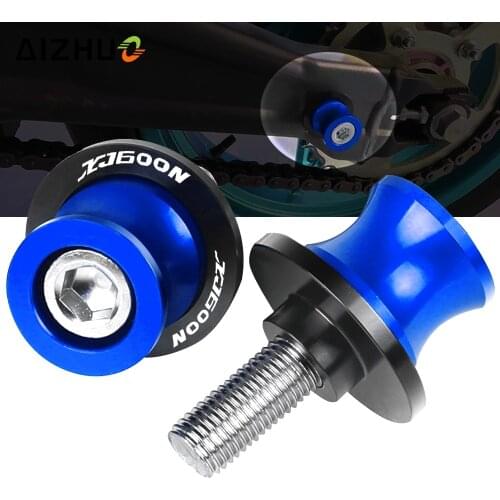 FOR YAMAHA XJ600N XJ 600 N 1995-2003 2002 CNC Aluminum Motorcycle Accessories 6MM Stand Screw Swingarm Slider Spool XJ600 N LOGO