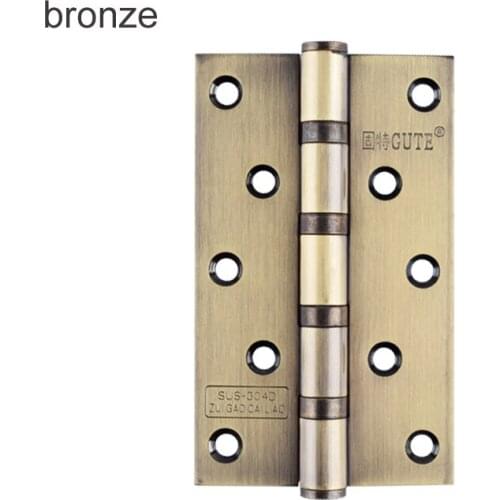 Door hinge five inch stainless steel loose leaf silent bearing hinge gate room door solid wood door hinge