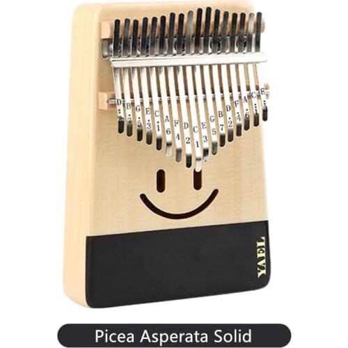 Mahogany solid Thumb Piano Carimba 17 Key Finger Piano beginner Portable Musical Instrument Accessories Case Tuning Hammer KB33