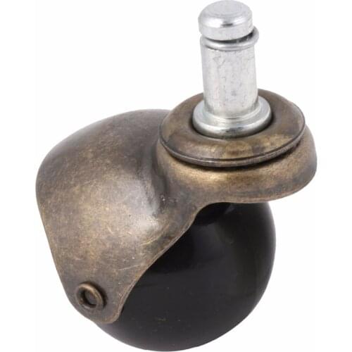 50mm Diameter Swivel Hooded Ball Caster Furniture Wheel Metal Swivel Caster Wheel