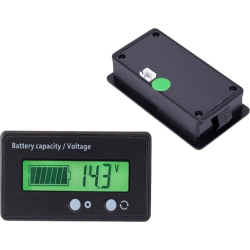 Battery voltage Voltmeter Digital LCD Display Digital Panel Meter Detector Monitor Acid Lead Lithium Battery Testers Tools