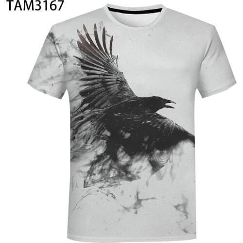 2021 New Summer Popular Pigment White And Black mens T-shirt 3D Digital Printing Couple childrens Street Animation Cool Top