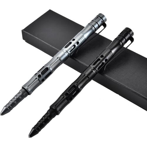 New Tactical Pen With Emergency Flashlight Glass Breaker Self Defense Supplies Outdoor Survival EDC Tool Gift Dropshipping