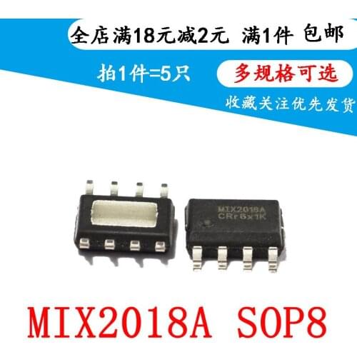 New MIX2018 MIX2018A 4.8W Single Channel Class F Audio Power Amplifier SOP-8 (5PCS)