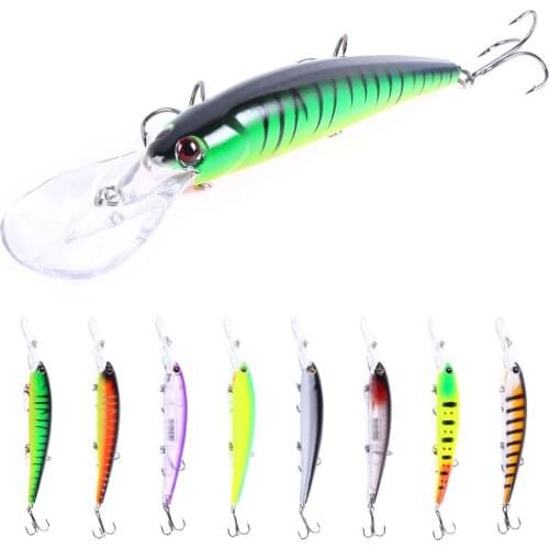 8 PCS Minnow Fishing Lure Laser Hard Artificial Bait 3D Eyes 16cm 21g Fishing Wobblers Pike Carp Bait Crankbaits Fishing Tackle