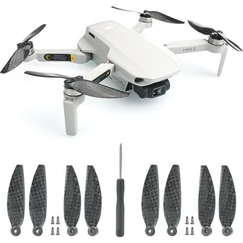 Carbon Fiber Propeller For DJI Mini 2 Drone Accessories Parts Quick Release Props Blades with Screws