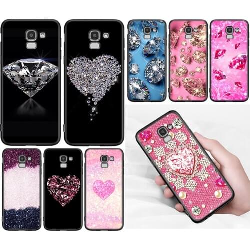 Luxury Diamond Love Cover For Samsung Galaxy J8 J7 Duo J6 J5 Prime J4 Plus J3 J2 Core 2018 2017 2016 Phone Case