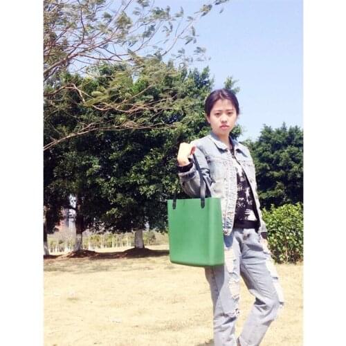 Eco Silicone Long Design Women Lady Bags Handbags Shoulder Tote For Fashion Girls 2021