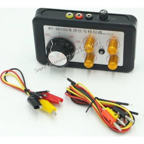 Wy-xh100 automobile signal simulator tester can test water/fuel temperature sensor rail pressure sensor crankshaft sensor
