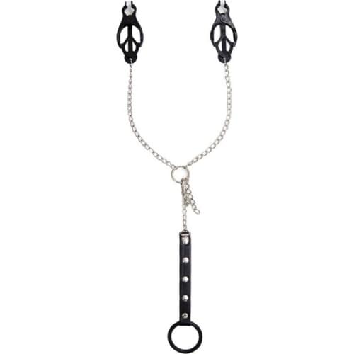 Strap Flirtatious Flirting Strong Three-page Breast Clips