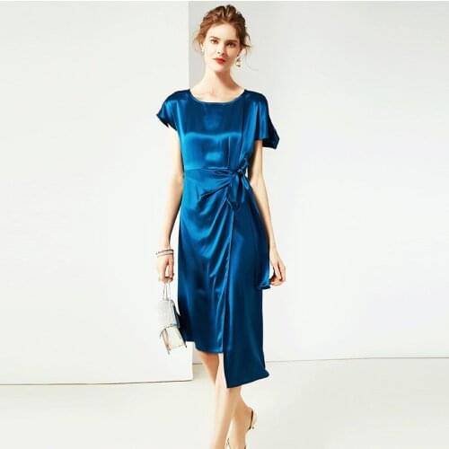 Women summer royal blue acetate dresses sex casual daily office party night club plus size bodycorn dress drop ship