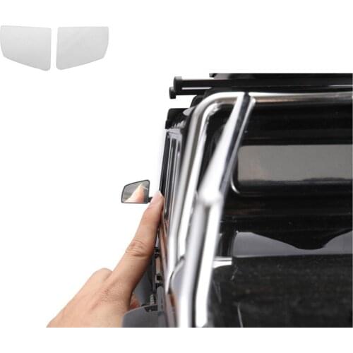 1 pair Metal Reflective Rear View Mirror Lens Sheet for 1/10 Traxxas TRX6 G63 TRX4 G500 RC Car Upgrade Parts Accessories