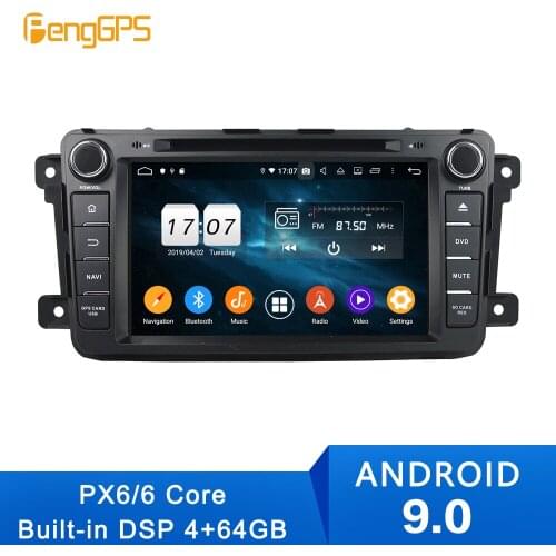 2Din android9.0 4+64G Car gps multimedia DVD player for Mazda CX-9 Mazda CX 9 2008-2016 Navigation with wifi bluetooth radio