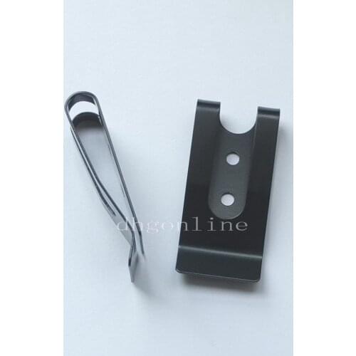 5 Pcs 54x25mm Belt Holster Clip Clasp Spring Hook Buckles Keyring Hardware 2.12"X1" Black