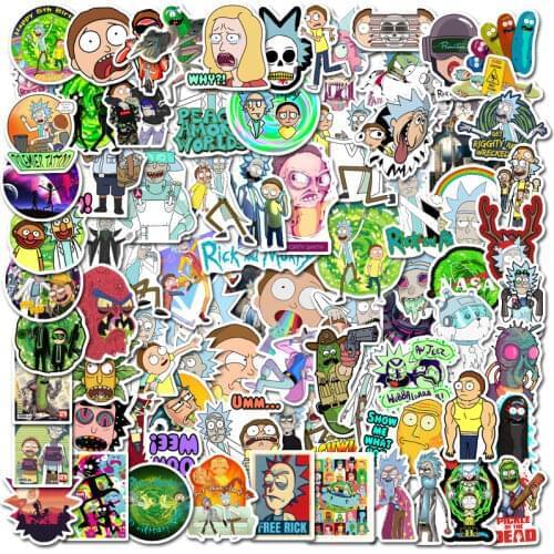 85PCS/Pack Hot Anime series Sticker Waterproof Graffiti Sticker Decoration Phone Case Helmet Water Cup Luggage Sticker