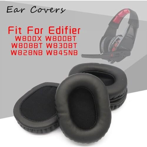 Ear Pads For Edifier W800BT W800X Headphone Earpads Replacement Headset Ear Pad PU Leather Sponge Foam