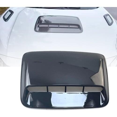 Car Bonnet Hood Scoop Air Outlet Cover Decoration Air Flow Intake Vent Cover Car Styling Universal