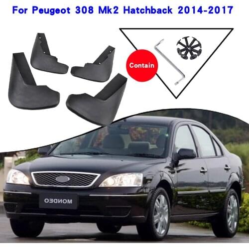 Car Fender Accessories For Peugeot 308 Mk2 Hatchback 2014-2017 Mudguards Splash Guards Fender Mudflaps Car Fender Mud Flaps