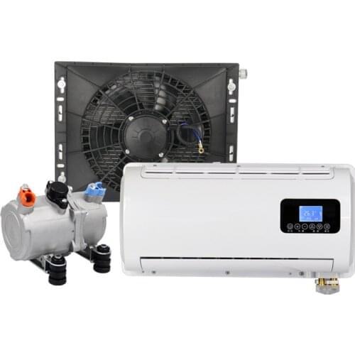 Excavator, construction machinery, bulldozer, truck gas oil electric hybrid refrigeration air conditioner 24V/12V