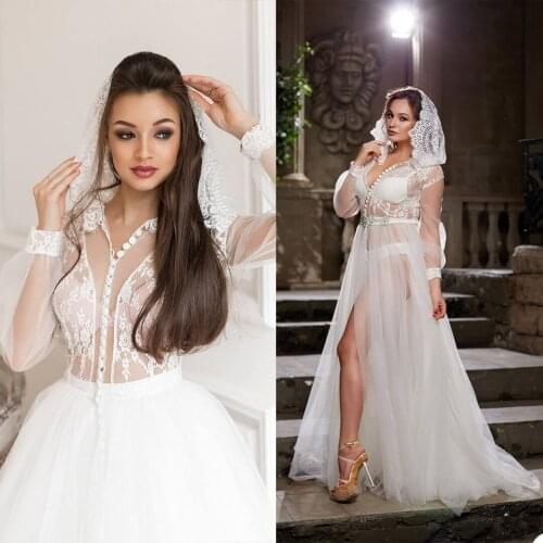 Unique Prom Dresses Robes for Photo Shoot or Baby Shower Custom Made Maternity Robes Lace Tulle Photoshoot Fluffy Tiered Robe